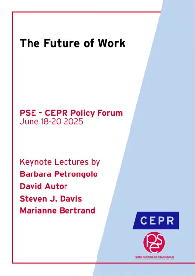 PSE - CEPR Policy Forum 2025: The Future of Work封面