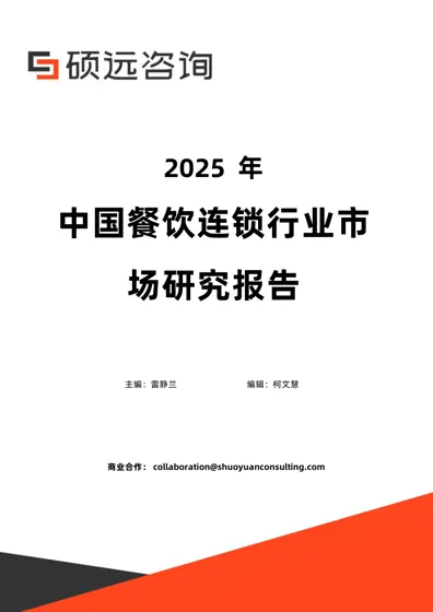2025年中国餐饮连锁行业市场研究报告封面