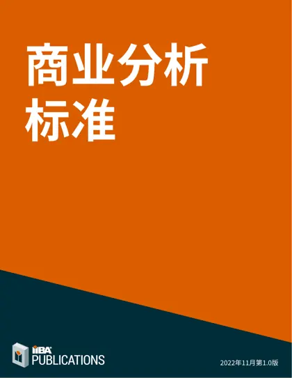 商业分析标准封面