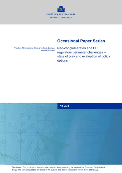 Neo-conglomerates and EU regulatory perimeter challenges – state of play and evaluation of policy options封面