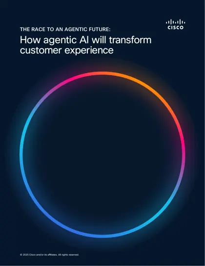 How agentic AI will transform customer experience: The race to an agentic future封面