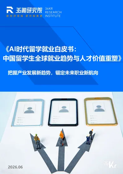 AI时代留学就业白皮书：中国留学生全球就业趋势与人才价值重塑封面