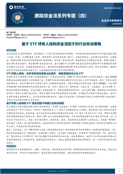 基金投资策略报告封面