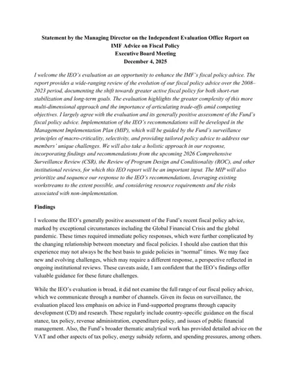 IMF Advice on Fiscal Policy封面
