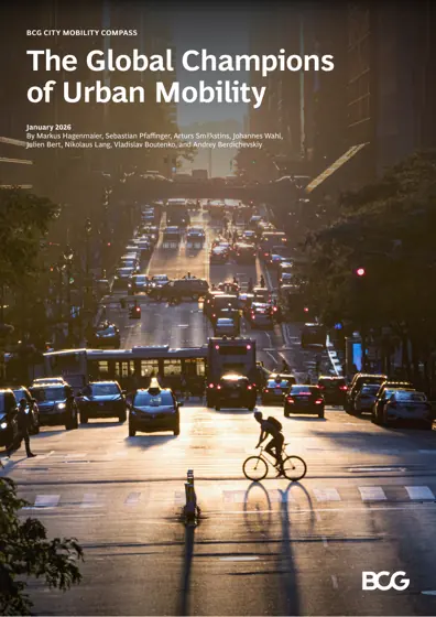 BCG City Mobility Compass: The Global Champions of Urban Mobility封面