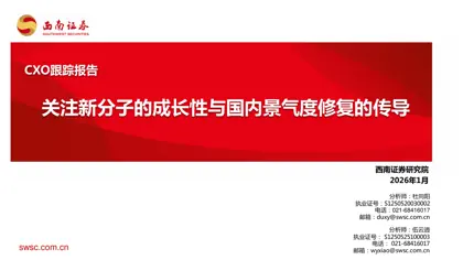 CXO跟踪报告封面