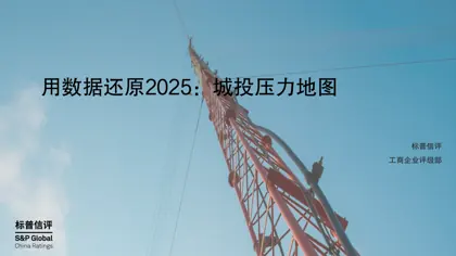用数据还原2025：城投压力地图封面