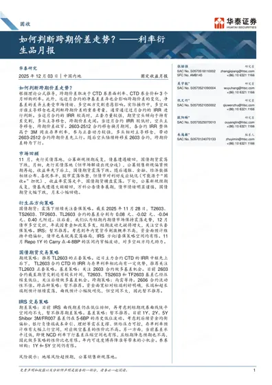 如何判断跨期价差走势？——利率衍生品月报封面