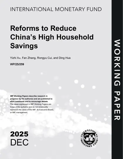 Reforms to Reduce China’s High Household Savings封面