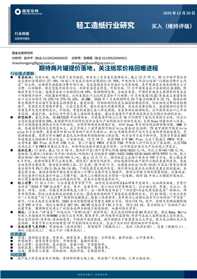 行业周报封面
