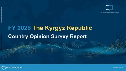 FY 2026 The Kyrgyz Republic Country Opinion Survey Report封面