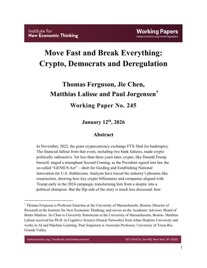 Move Fast and Break Everything: Crypto, Democrats and Deregulation封面