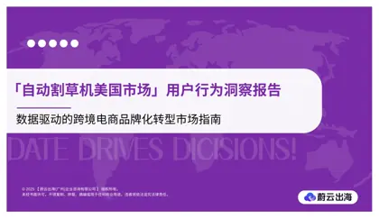 亚马逊用户行为洞察报告封面