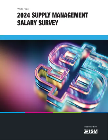 2024 SUPPLY MANAGEMENT SALARY SURVEY封面