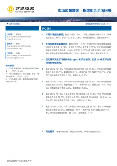 量化选股策略周报封面