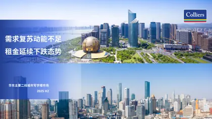 华东主要二线城市写字楼市场 2025 H2封面
