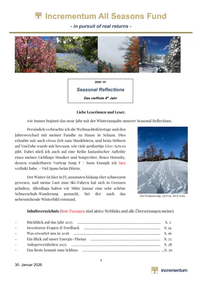 季节性反思 (Seasonal Reflections) - Incrementum All Seasons Fund封面