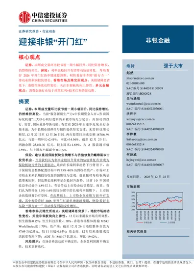 迎接非银“开门红”封面