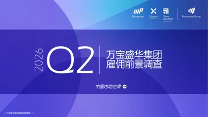 万宝盛华集团雇佣前景调查2026 Q2 中国内地结果封面