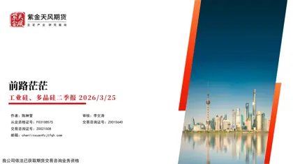 工业硅、多晶硅2026年度展望封面