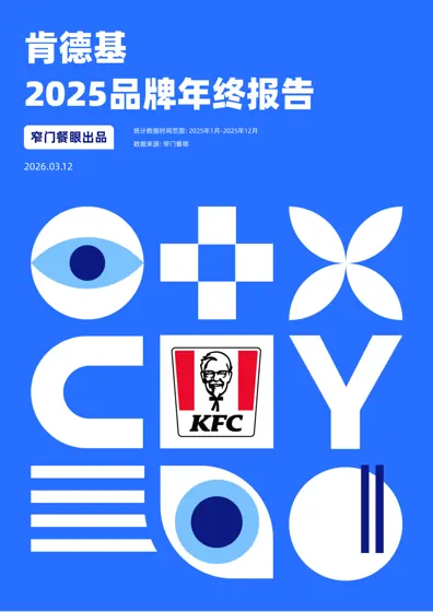 肯德基2025品牌年终报告封面