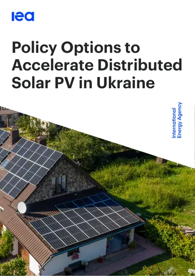 Policy Options to Accelerate Distributed Solar PV in Ukraine封面