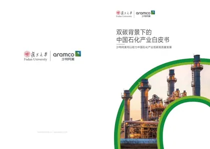 双碳背景下的中国石化产业白皮书封面
