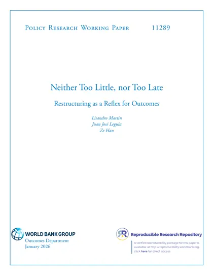 Neither Too Little, nor Too Late: Restructuring as a Reflex for Outcomes封面