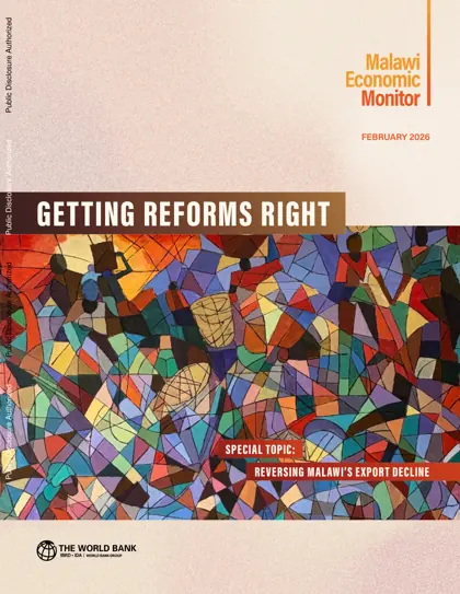 Malawi Economic Monitor, 22nd Edition封面