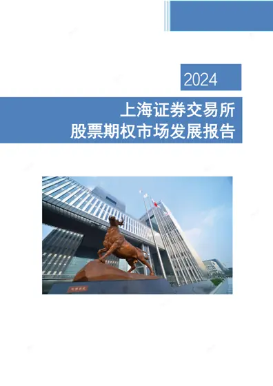 上海证券交易所股票期权市场发展报告（2024）封面