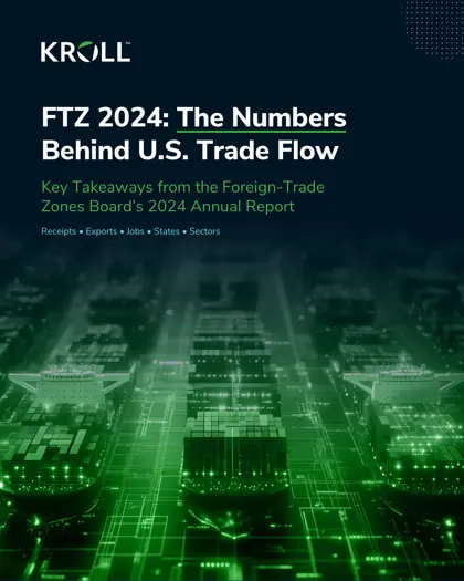 FTZ 2024: The Numbers Behind U.S. Trade Flow - Key Takeaways from the Foreign-Trade Zones Board’s 2024 Annual Report封面
