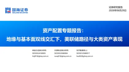 地缘与基本面双线交汇下,美联储路径与大类资产表现封面