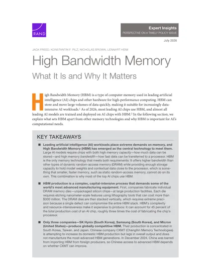 High Bandwidth Memory: What It Is and Why It Matters封面