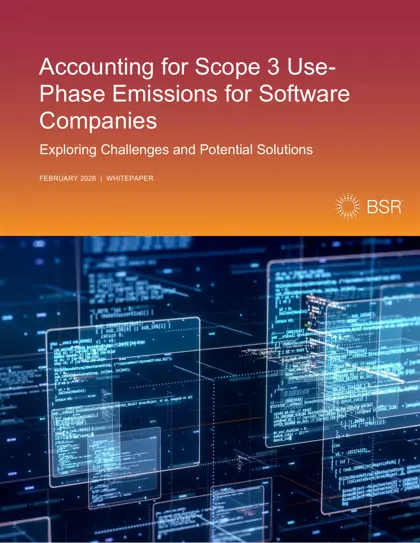 Accounting for Scope 3 Use-Phase Emissions for Software Companies: Exploring Challenges and Potential Solutions封面