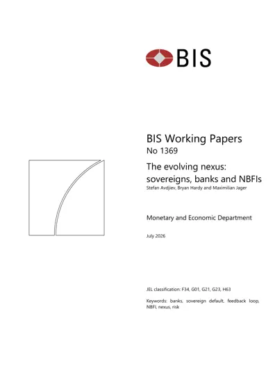 The evolving nexus: sovereigns, banks and NBFIs封面