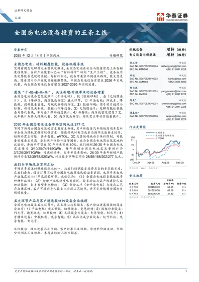 全固态电池设备投资的五条主线封面