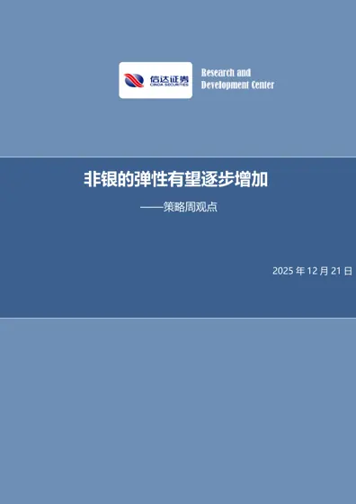 非银的弹性有望逐步增加封面