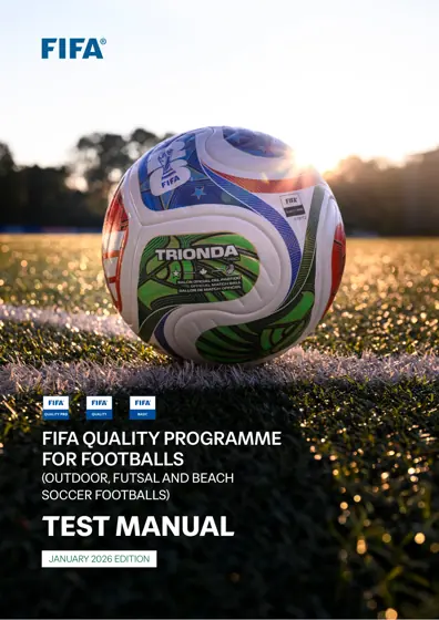 FIFA Quality Programme for Footballs Test Manual (January 2026 Edition)封面