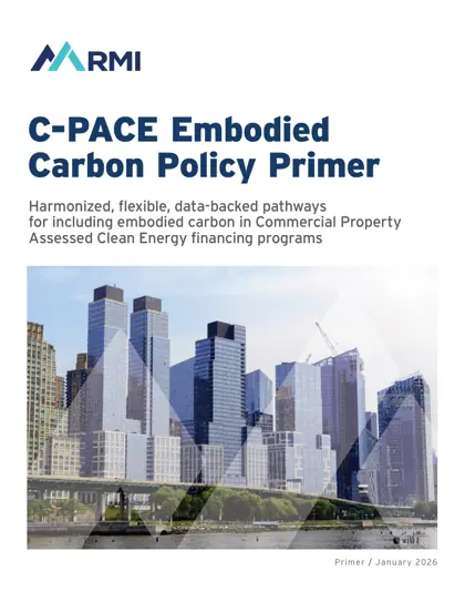 C-PACE Embodied Carbon Policy Primer封面