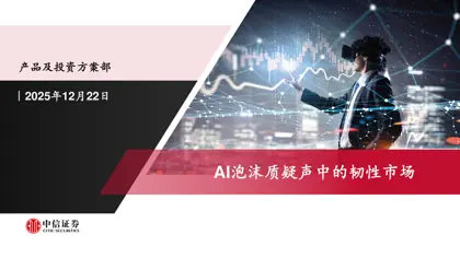 AI泡沫质疑声中的韧性市场封面