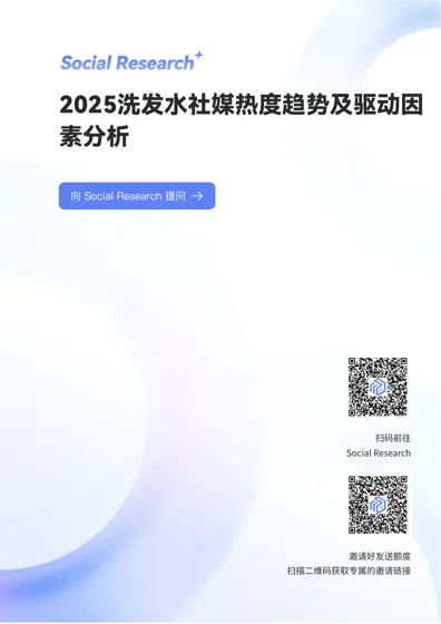 2025洗发水社媒热度趋势及驱动因素分析封面