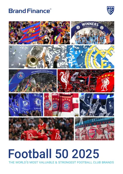 Brand Finance Football 50 2025封面
