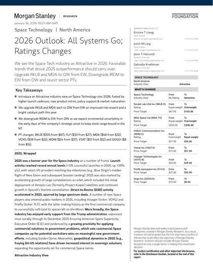 2026 Outlook: All Systems Go; Ratings Changes封面