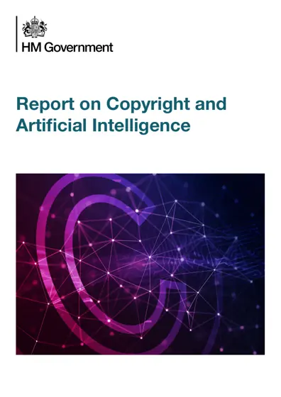 Report on Copyright and Artificial Intelligence封面