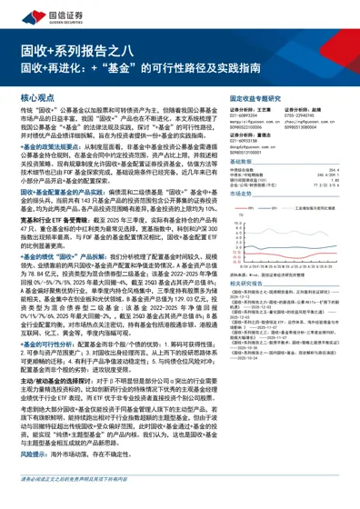固收+再进化：+"基金"的可行性路径及实践指南封面