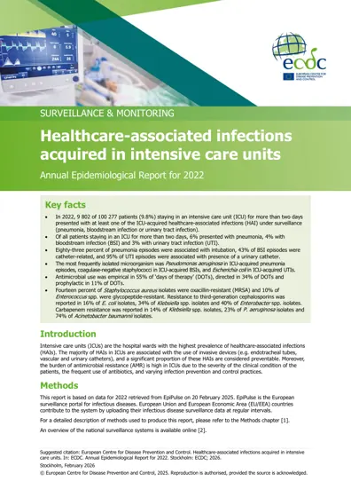 Healthcare-associated infections acquired in intensive care units封面