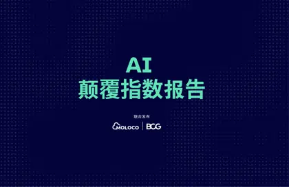 AI颠覆指数报告封面