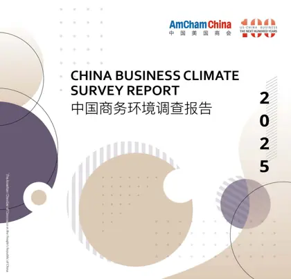 中国商业环境调查报告封面