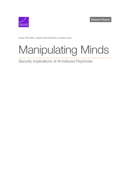 Manipulating Minds: Security Implications of AI-Induced Psychosis封面