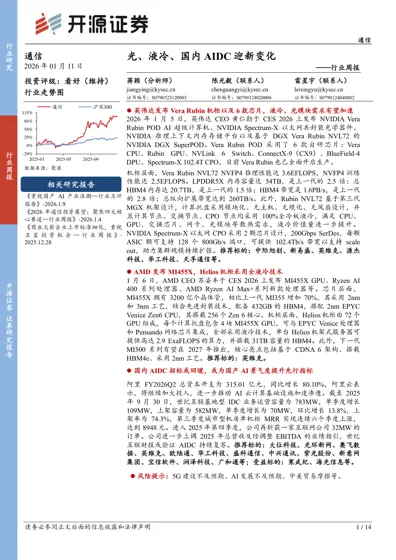 光、液冷、国内AIDC 迎新变化——行业周报封面